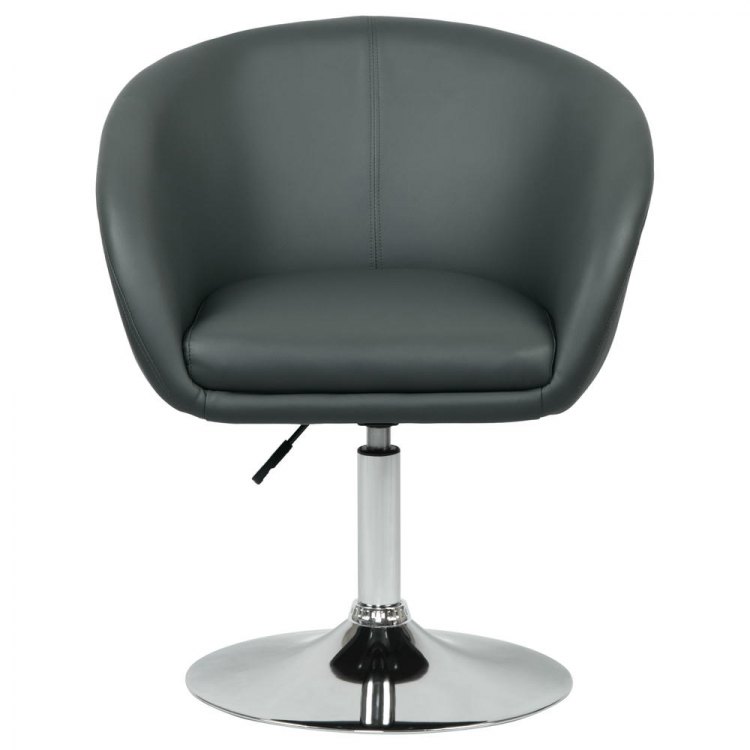 Кресло дизайнерское  EDISON, серый