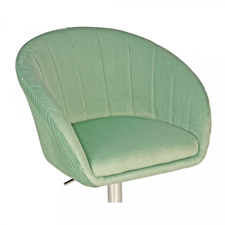 Кресло дизайнерское  EDISON, мятный велюр (1922-8)