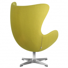 Кресло дизайнерское  EGG, светло-зеленая ткань AF3