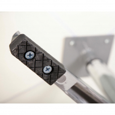 Кресло дизайнерское  SWAN, белый кожзам P23, алюминиевое основание