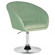 Кресло дизайнерское  EDISON, мятный велюр (1922-8)