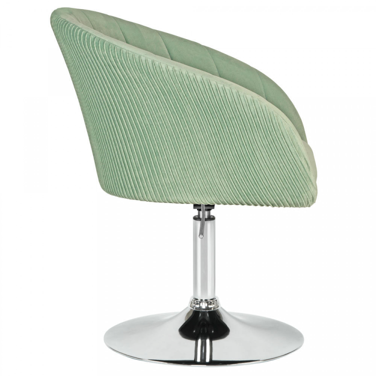 Кресло дизайнерское  EDISON, мятный велюр (1922-8)