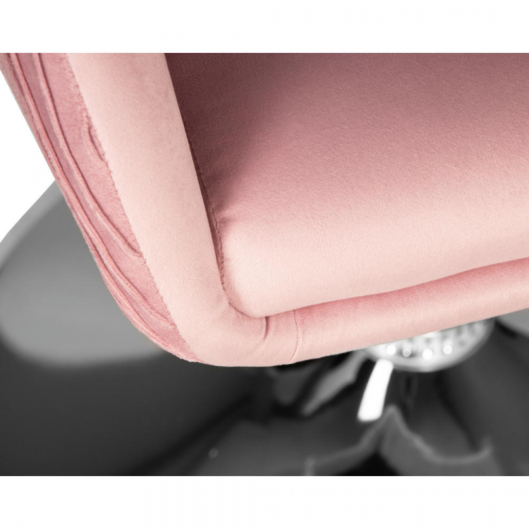 Кресло дизайнерское  EDISON, розовый велюр (1922-16)