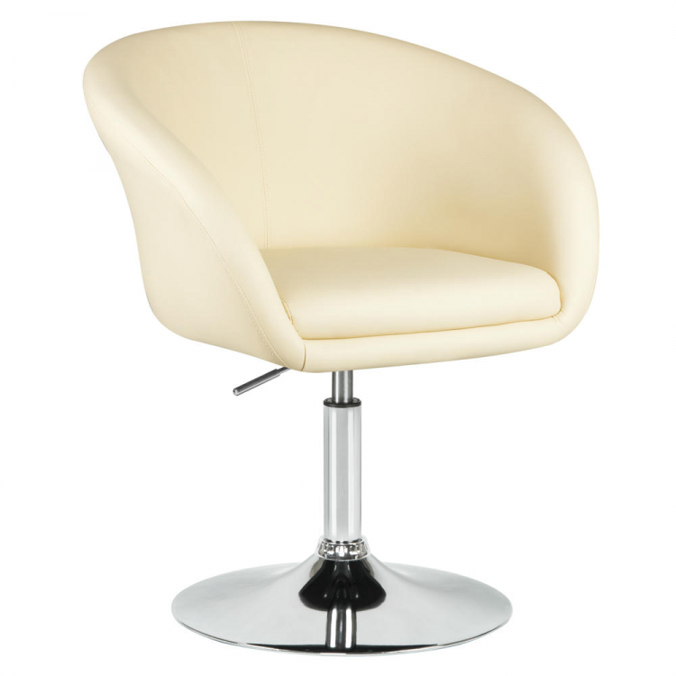 Кресло дизайнерское  EDISON, кремовый