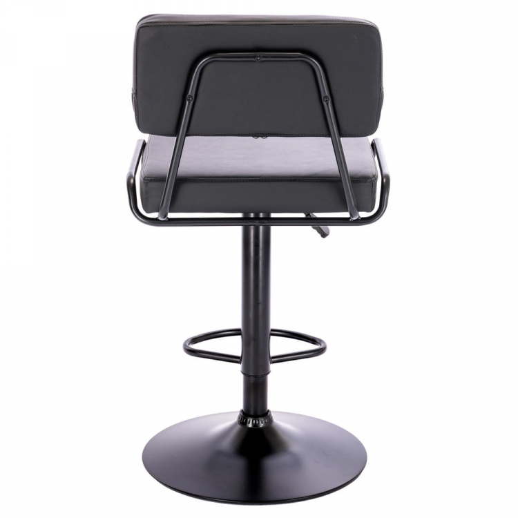 Барный стул Everprof Bit Экокожа Черный