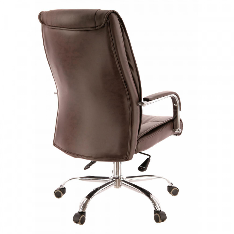 Кресло руководителя Everprof Kent TM Экокожа Коричневый