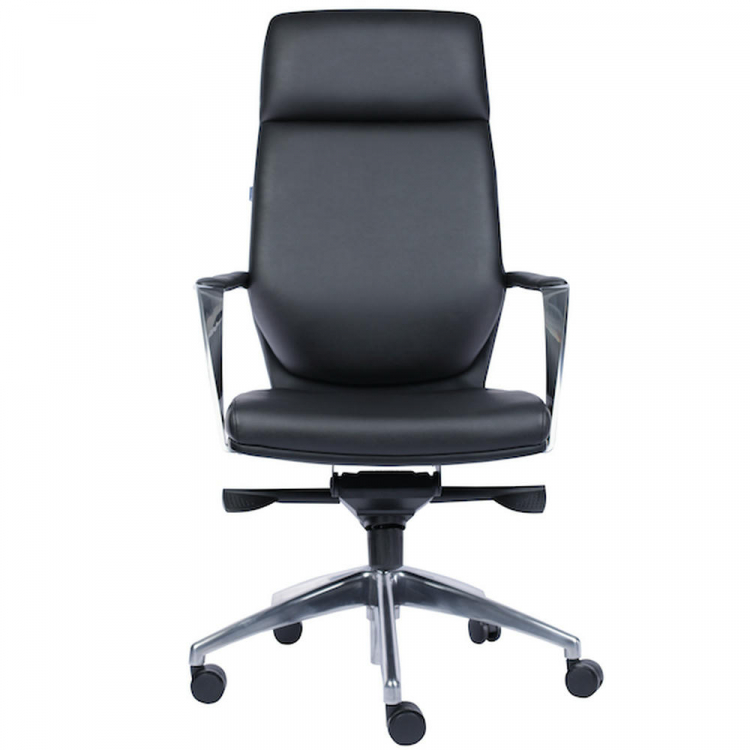 Кресло руководителя Everprof Paris Экокожа Черный