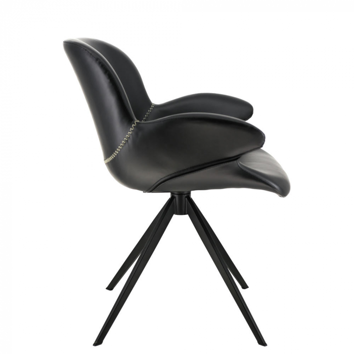 Обеденное кресло Everprof Aurora Экокожа Черный