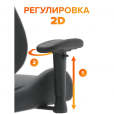 Геймерское кресло Everprof Panther Ткань Оранжевый