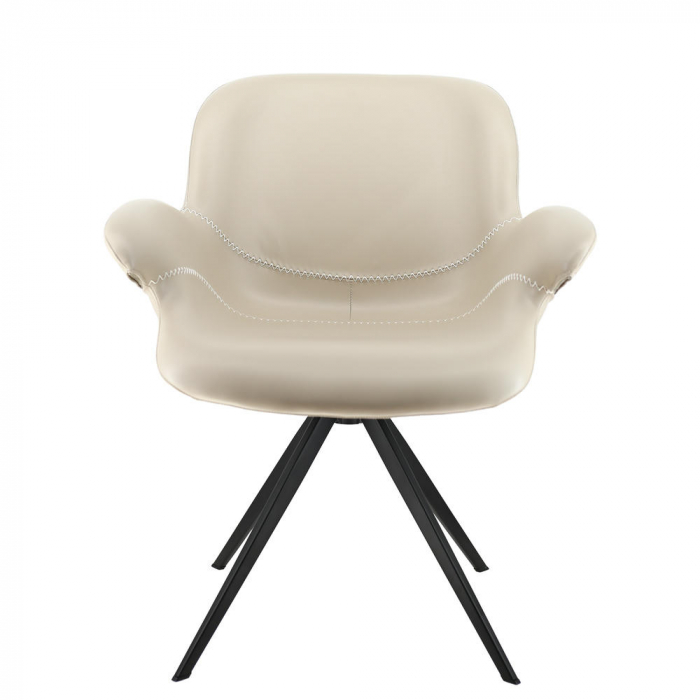 Обеденное кресло Everprof Aurora Экокожа Бежевый