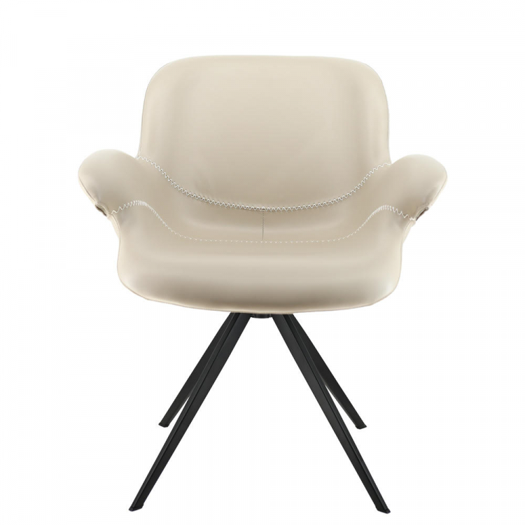 Обеденное кресло Everprof Aurora Экокожа Бежевый