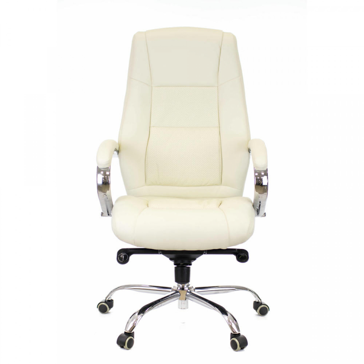 Кресло руководителя Everprof Kron M Экокожа Бежевый