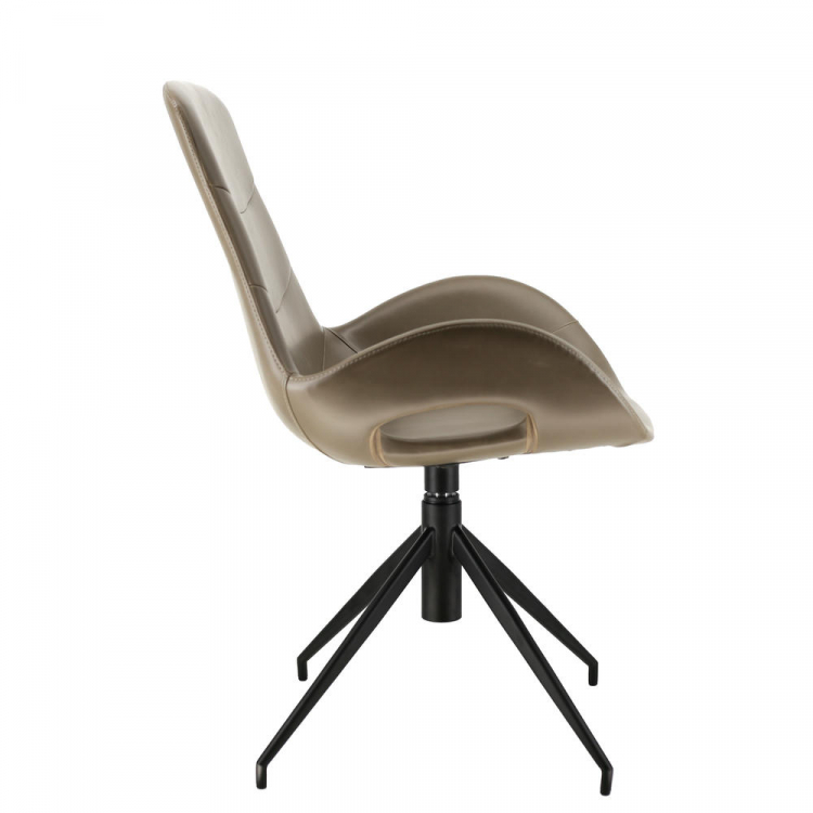 Обеденное кресло Everprof Freedom Экокожа Серый