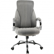 Кресло руководителя Everprof Coral Ткань Серый