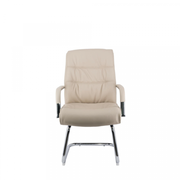 Кресло для посетителей Everprof Bond CF Экокожа Бежевый