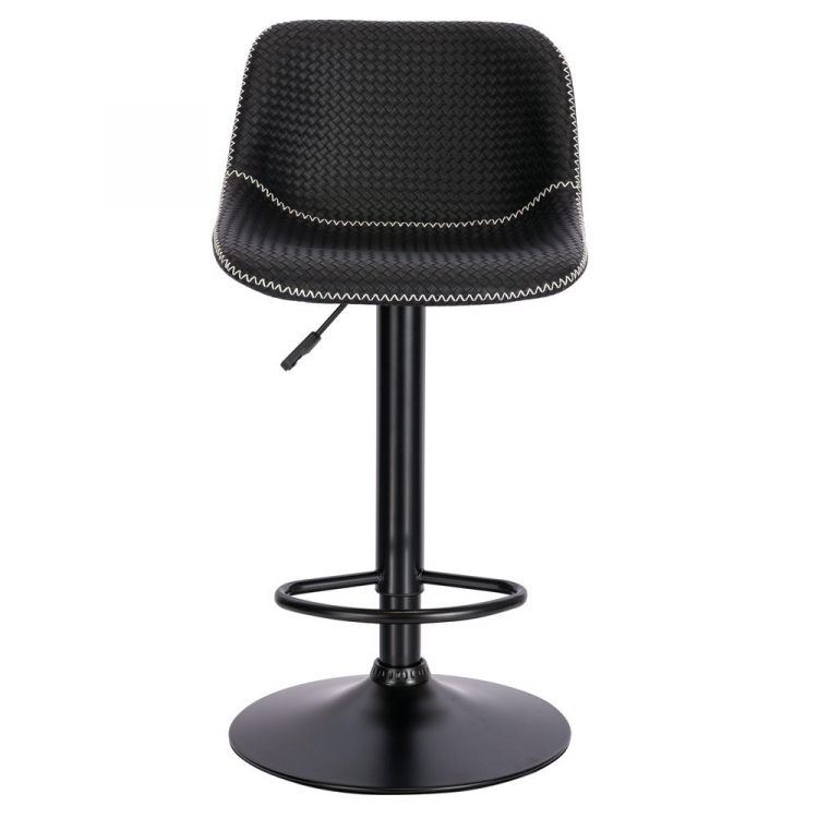 Барный стул Everprof Smile Black Экокожа Черный