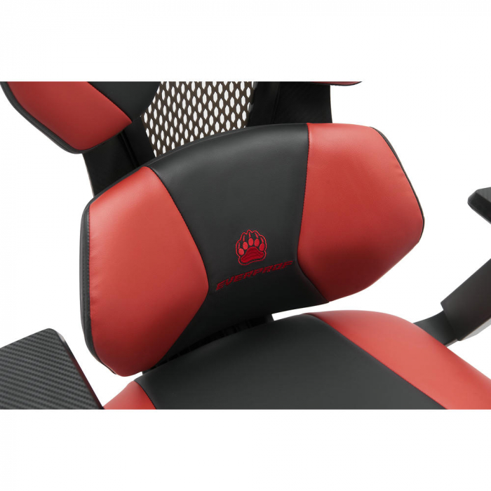 Геймерское кресло Everprof Tiger Экокожа Красный