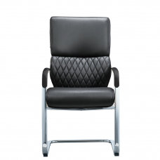 Конференц-кресло Everprof President CF Экокожа Черный