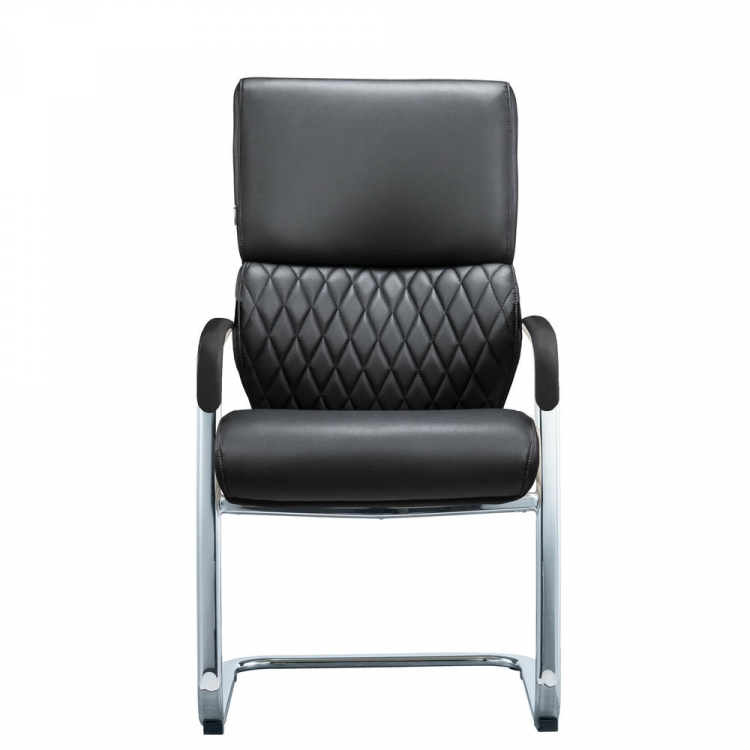 Конференц-кресло Everprof President CF Экокожа Черный