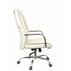 Кресло руководителя Everprof Kent TM Экокожа Кремовый