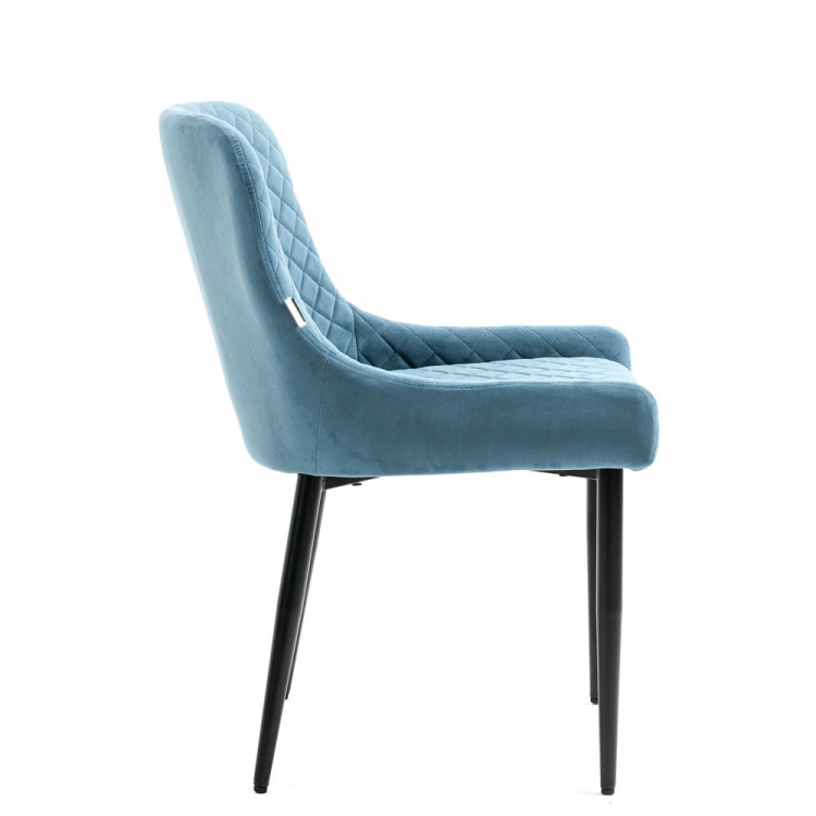 Обеденный стул Everprof Ray Ткань Голубой