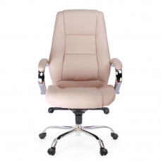 Кресло руководителя Everprof Kron M Кожаное Бежевый