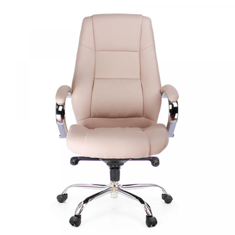 Кресло руководителя Everprof Kron M Кожаное Бежевый