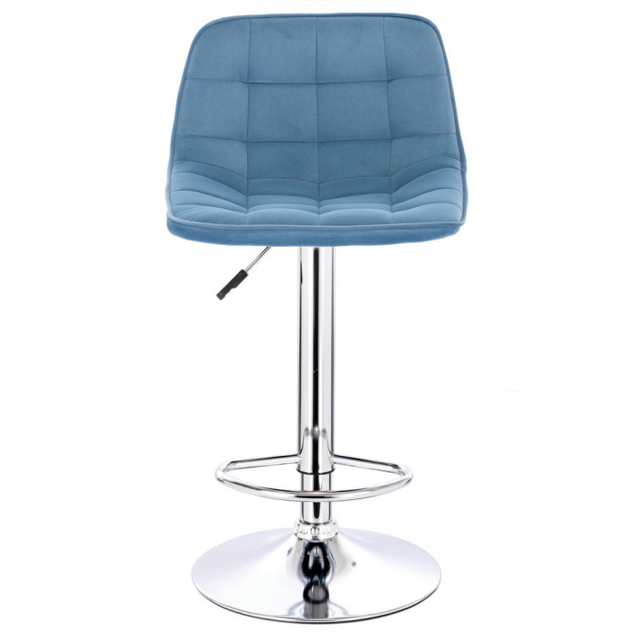 Барный стул Everprof Cooper Ткань Голубой
