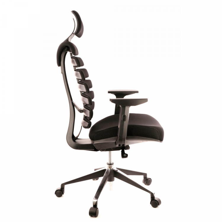 Кресло руководителя Everprof Ergo Black Ткань Черный