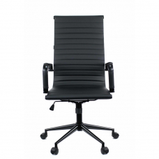 Кресло руководителя Everprof Rio Black T Экокожа Черный