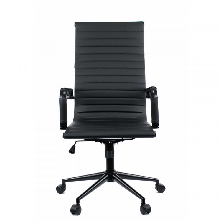 Кресло руководителя Everprof Rio Black T Экокожа Черный