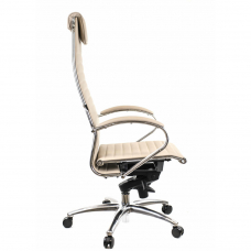 Кресло руководителя Everprof Deco Экокожа Бежевый