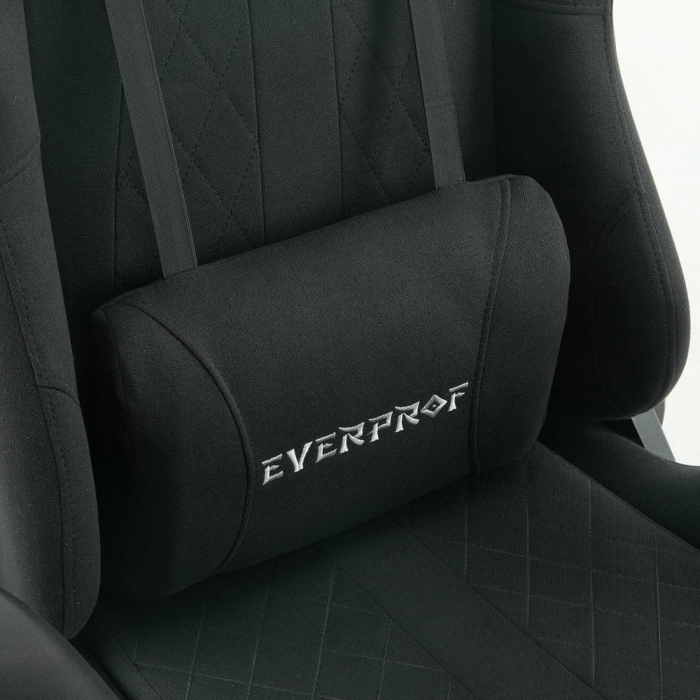 Геймерское кресло Everprof Ghost Ткань Черный