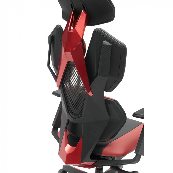 Геймерское кресло Everprof Tiger Экокожа Красный