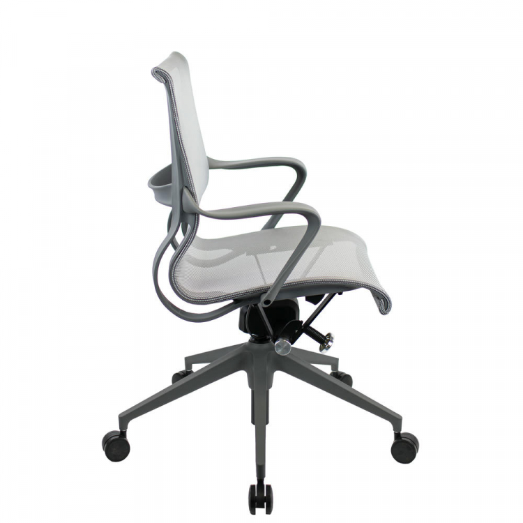 Кресло оператора Everprof Chicago Grey Сетка Серый