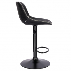 Барный стул Everprof Smile Black Экокожа Черный