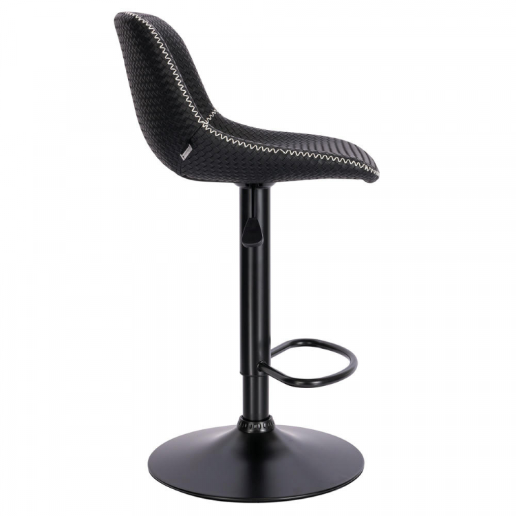 Барный стул Everprof Smile Black Экокожа Черный