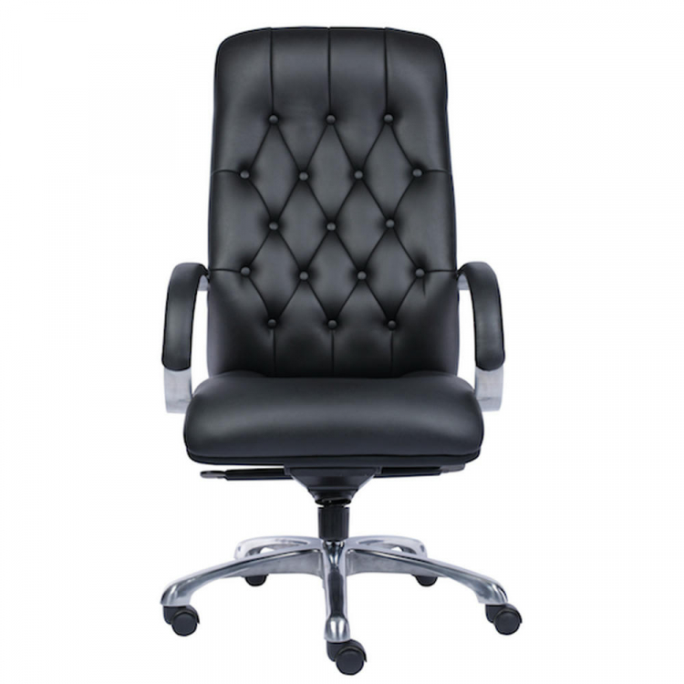 Кресло руководителя Everprof Monaco Экокожа Черный