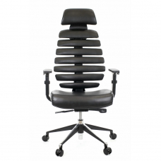 Кресло руководителя Everprof Ergo Black Экокожа Черный