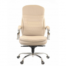 Кресло руководителя Everprof Valencia M Кожаное Бежевый