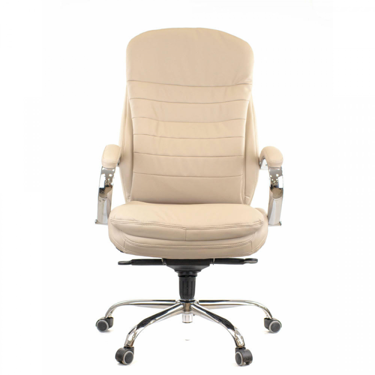 Кресло руководителя Everprof Valencia M Кожаное Бежевый