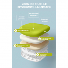 Детское кресло Everprof Kids 104 Ткань Зеленый