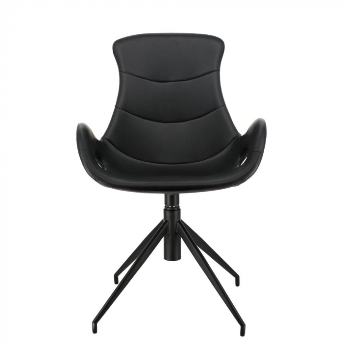 Обеденное кресло Everprof Freedom Экокожа Черный