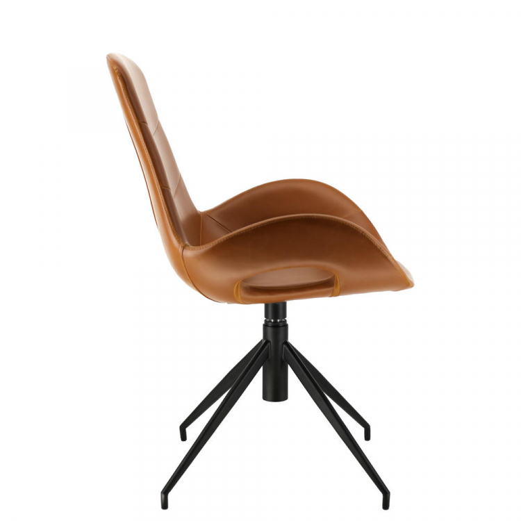 Обеденное кресло Everprof Freedom Экокожа Коричневый