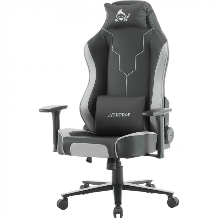 Геймерское кресло Everprof Rapid Экокожа Серый