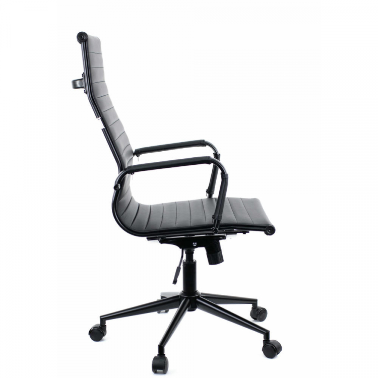 Кресло руководителя Everprof Rio Black T Экокожа Черный