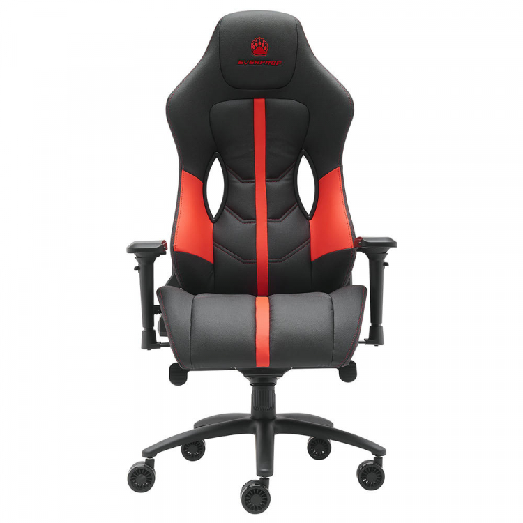 Геймерское кресло Everprof Jaguar Экокожа Красный