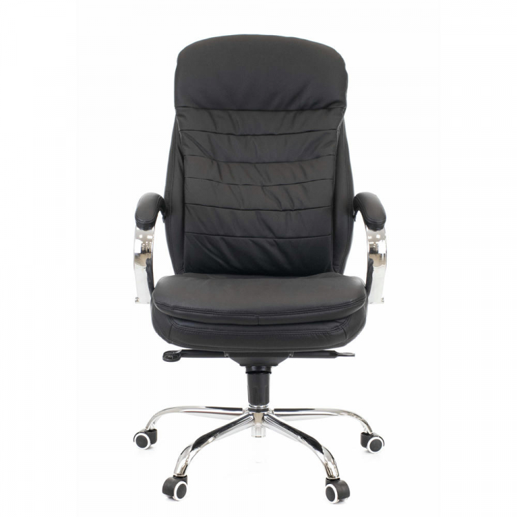 Кресло руководителя Everprof Valencia M Кожаное Черный