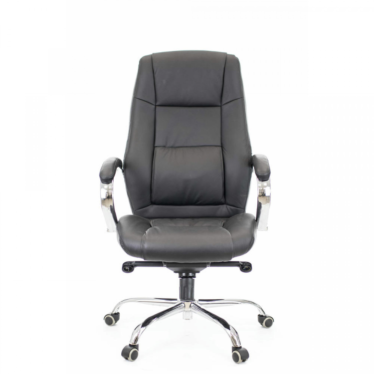 Кресло руководителя Everprof Kron M Кожаное Черный