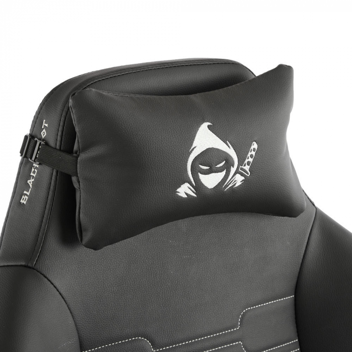 Геймерское кресло Everprof Blackshot Экокожа Черный